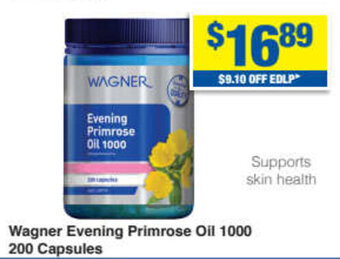 My Chemist Wagner Evening Primrose Oil 1000 200 Capsules offer