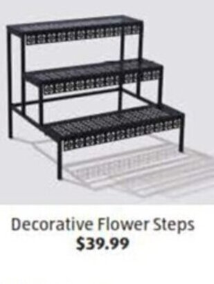 ALDI Decorative Flower Steps offer