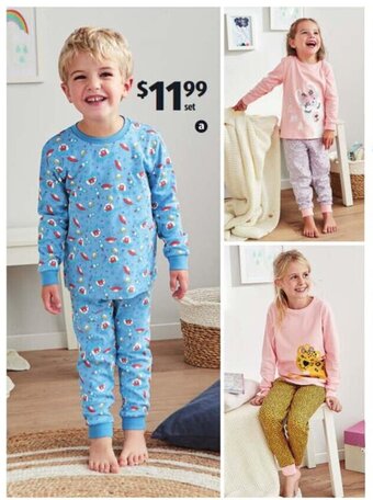 ALDI Children's PJ Set offer