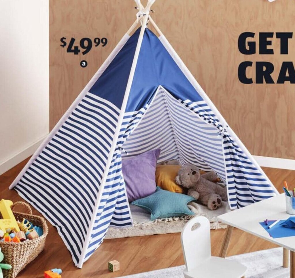 Kid's Indoor Tent offer at ALDI