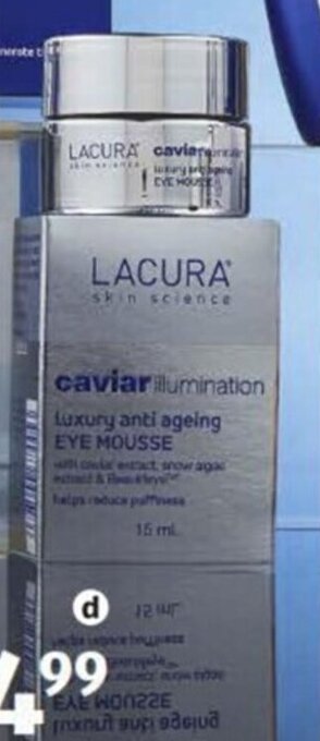 ALDI Caviar Illumination Eye Mousse 15ml offer