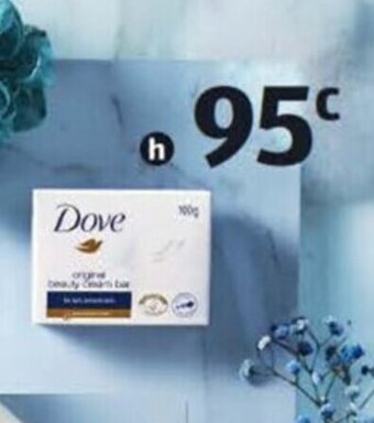 ALDI Dove Beauty Bar 100g offer