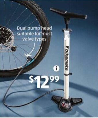 ALDI Track Floor Bike Pump offer