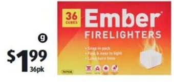 ALDI Firelighters 36pk offer