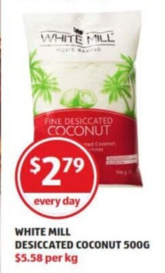 White Mill Desiccated Coconut 500g