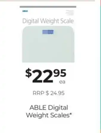 ABLE Digital Weight Scales