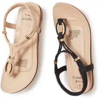 BIG W Comfort &me Comfort Jewelled Sandals offer