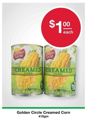 Golden Circle Creamed Corn 410gm