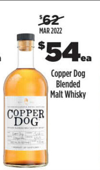 Copper Dog Blended Malt Whisky