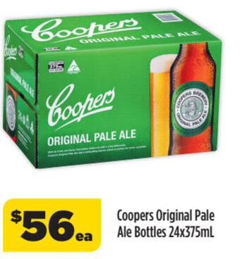 Coopers Original Pale Ale Bottles 24x375ml