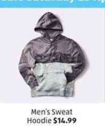 ALDI Men's Sweat Hoodie offer