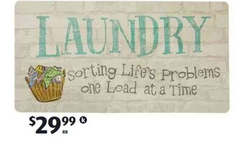 ALDI Comfort Laundry Mat offer