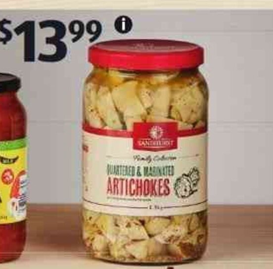 Sandhurst Artichokes 1.9Kg offer at ALDI