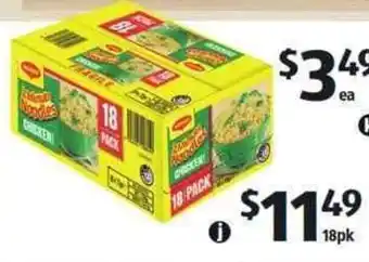 ALDI Maggi Value Pack Noodles 18 x 72G offer
