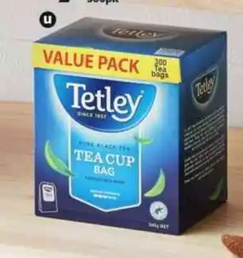ALDI Tetley Black Tea Cups Bags 300PK/540G offer