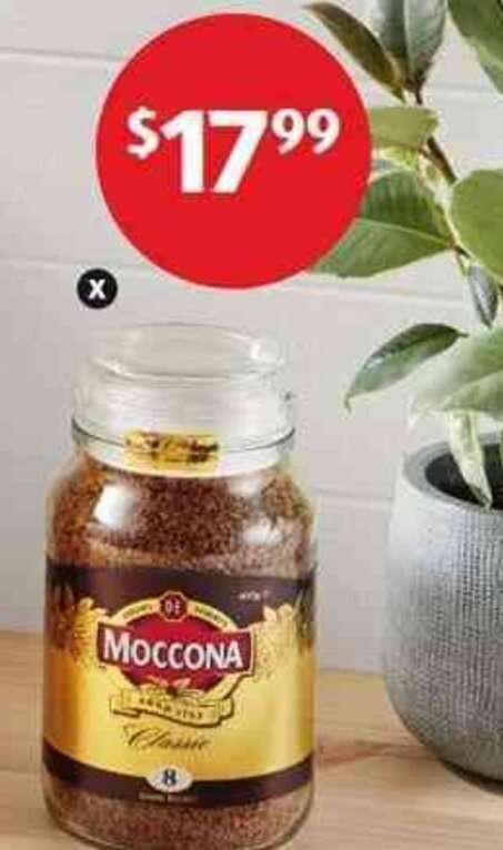 aldi moccona coffee 400g
