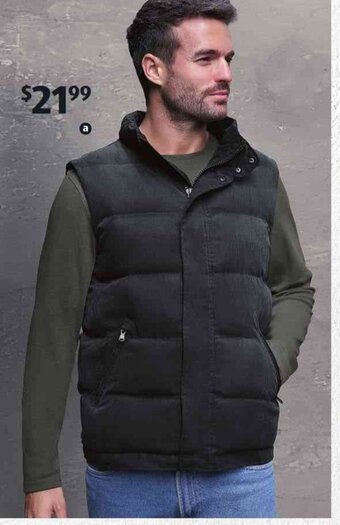 ALDI Men's Puffer Vest offer