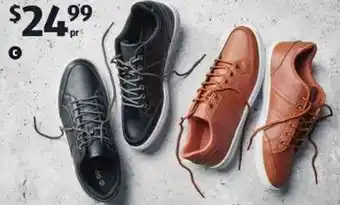 ALDI Men's Leather Casual Shoes offer