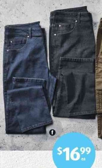 ALDI Men's Stretch Denim Jeans offer