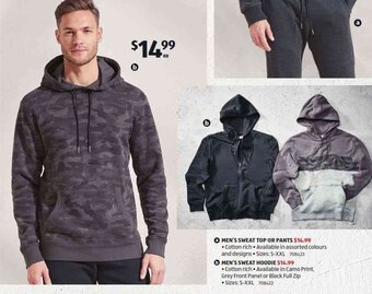 ALDI Men's Sweat Hoodie offer