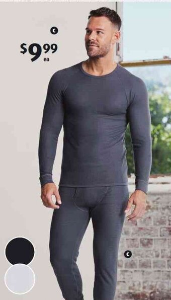 Men's Waffle Thermal Top Or Leggings