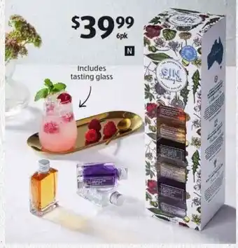 ALDI Aussie Craft Gin Tasting Pack 6 x 30ml offer