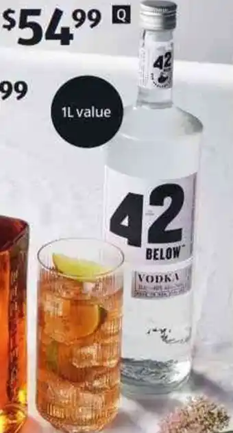 42 Below Vodka 1L