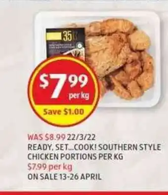 ALDI Southern Style Chicken Portions offer