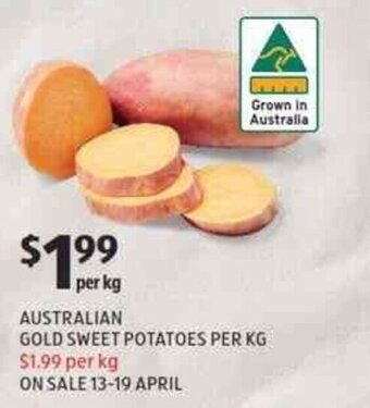 ALDI Australian Gold Sweet Potatoes offer