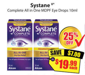 Systane Complete All in One MDPF Eye Drops 10ml