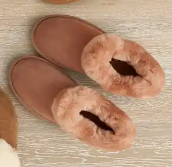Myer Hush Puppies Lily Slippers in Chestnut offer