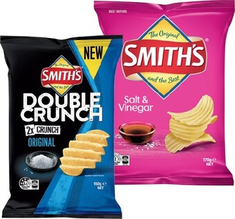 IGA Smith’s Chips 90-170g Selected Varieties offer