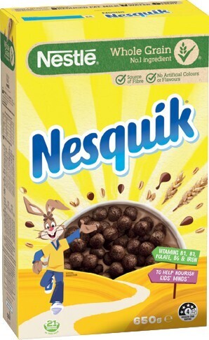 IGA Nestlé Nesquik Cereals 650g offer