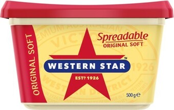 IGA Western Star Spreadable 500g Selected Varieties offer