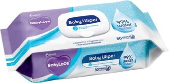 IGA BabyLove Baby Wipes with Aloe, Chamomile & Vitamin E 80 Pack offer