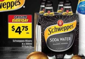 Spar Schweppes Mixers 4 x 300ml offer