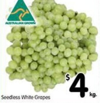 Spar Seedless White Grapes offer
