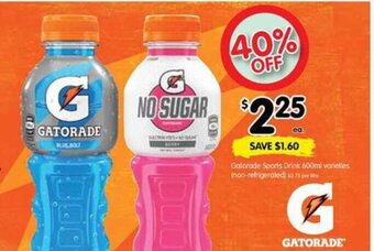 Spar Gatorade Sports Drink 600ml varieties offer