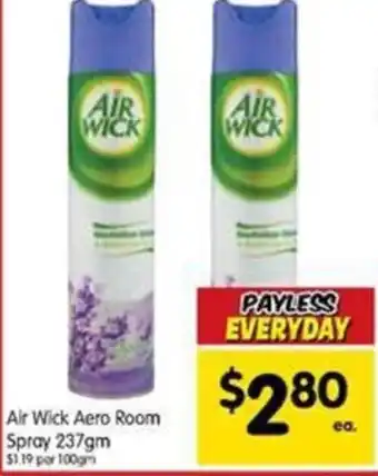 Air Wick Aero Room Spray 237gm