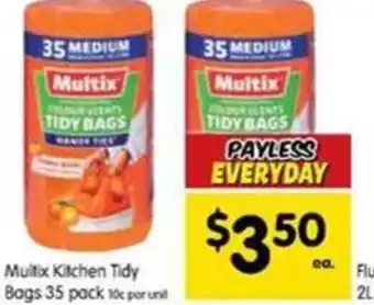 Spar Multix Kitchen Tidy Bags 35 pack offer