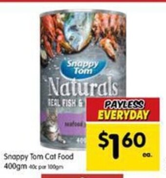 Spar Snappy Tom Cat Food 400gm offer