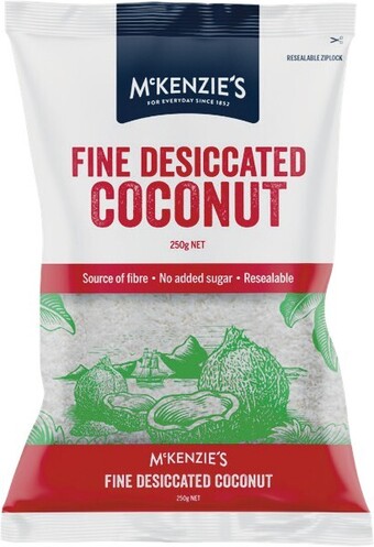 Woolworths McKenzie’s Fine Desiccated Coconut 250g offer
