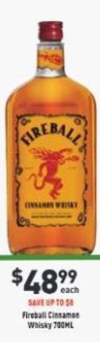 Fireball Cinnamon Whisky 700ml