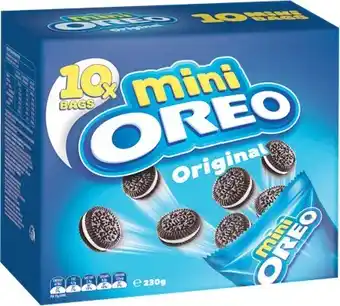 Woolworths Oreo Grab & Go Original 256g Pk 9 or Oreo Mini Multipack 230g Pk 10 offer