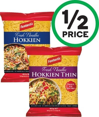 Woolworths Fantastic Noodles Varieties 350-450g – From the Fridge offer
