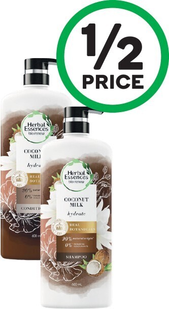 Woolworths Herbal Essences Bio Renew Shampoo or Conditioner 600ml offer