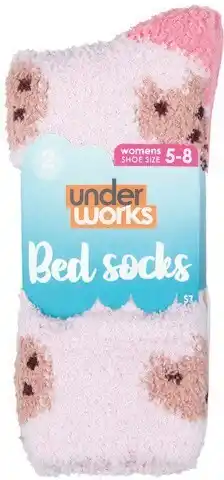 Woolworths Underworks Ladies Cosy Crew Socks Pk 2 offer