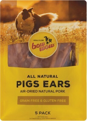 Woolworths Bow Wow Pigs Ears Pk 5 offer