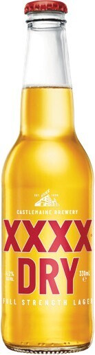 Woolworths XXXX Dry Bottles 24x330ml offer