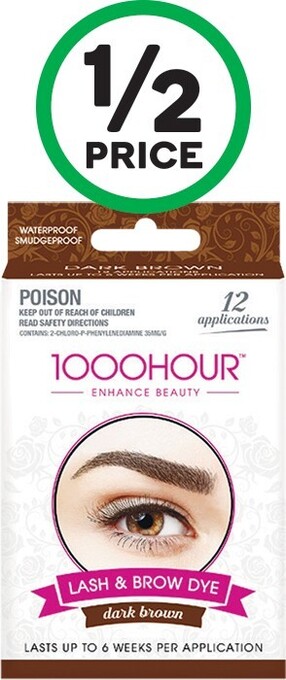 Woolworths 1000hour Lash & Brow Dye Kit Pk 1 offer